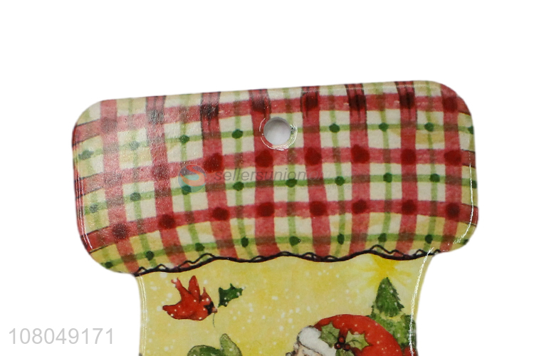 Popular Decorative Sock-Shaped Ceramic Placemat Pot Pad