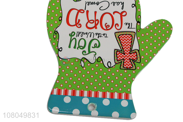 Factory Wholesale Glove Shape Ceramic Placemat Cheap Pot Pad