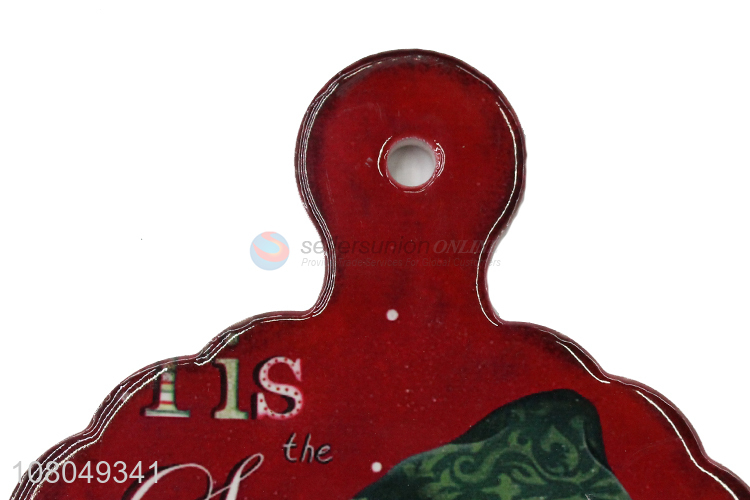 Cute Printing Ceramic Placemat Christmas Decoration Table Mat