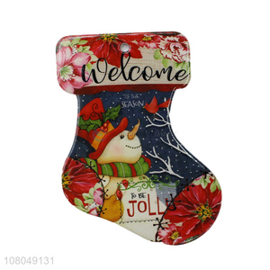 Popular Color Printing <em>Sock</em> Shape Placemat Potholder