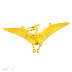 Yiwu wholesale yellow dinosaur toy animal model toy