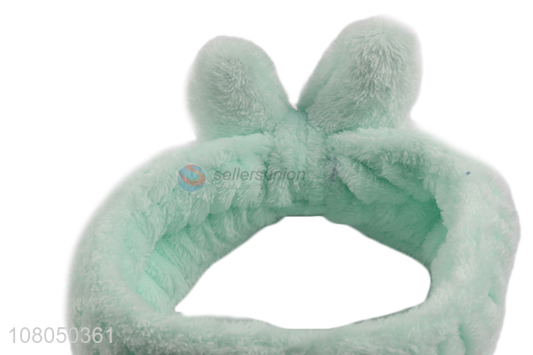 China factory green bowknot shape girls hair band for sale