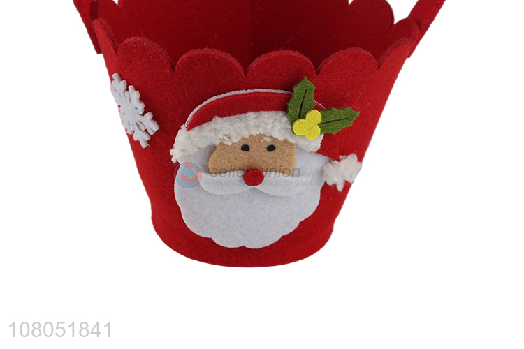 Good selling fashion christmas hand gift bag felt bag