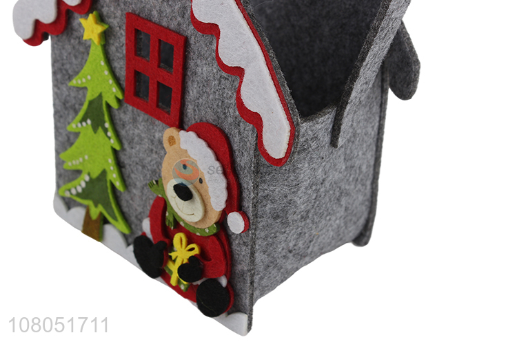 China products house shape christmas candy storage bag