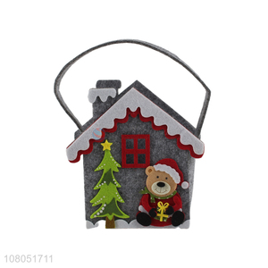 China products house shape christmas candy storage bag