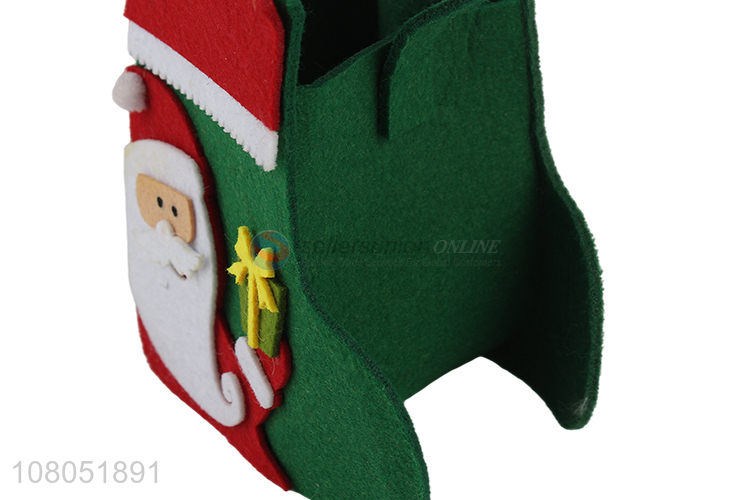 Wholesale from china christmas sock candy storage bag