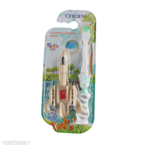 Hot sale plastic portable household toothbrush for kids