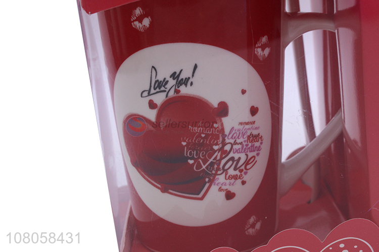 Wholesale Wedding Valentine'S Day Gift Ceramic Cup Set