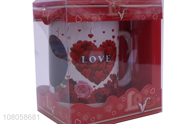 Factory Price Ceramic Cup Luminous Color Changing Water Cup