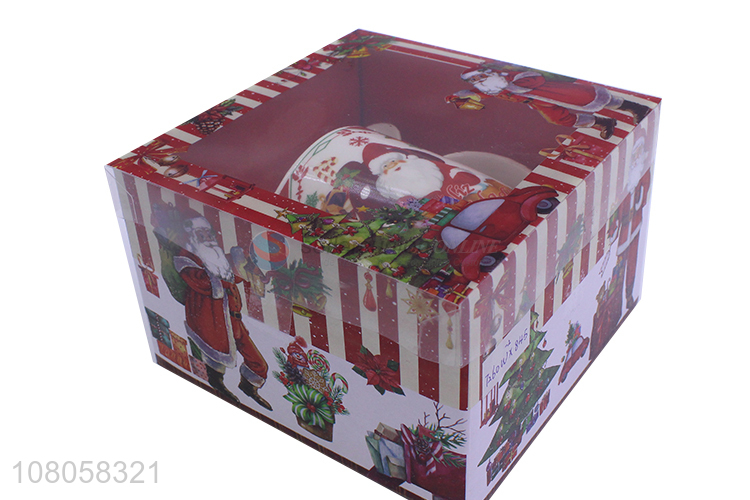 Popular Christmas Series Color Printing Ceramic Cup