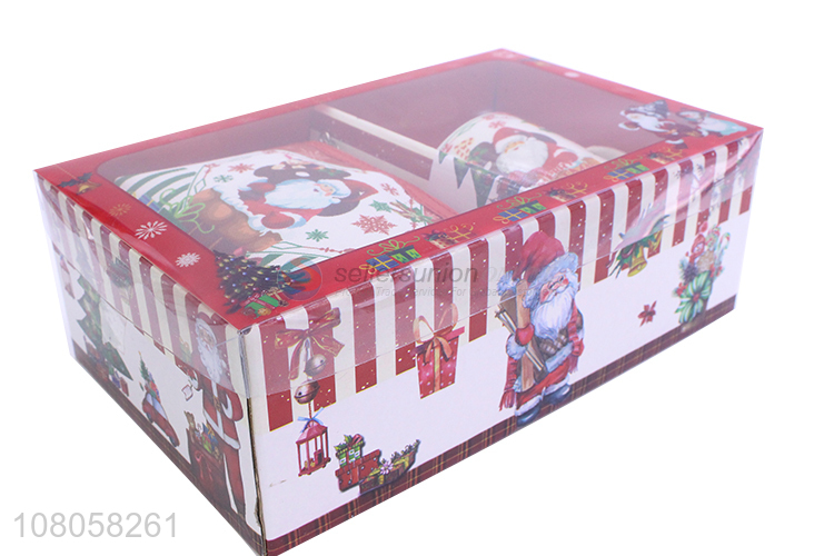 Good Quality Ceramic Cup With Spoon And Coin Bag Set
