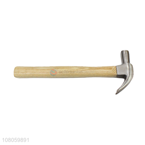 Hot selling hand tools all purpose natural hardwood steel claw hammer