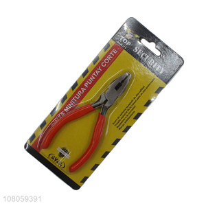 Wholesale hand tools 4.5inch steel combination plier with wire stripper
