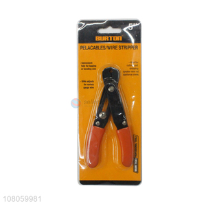 China supplier 5inch single hole wire striper wire cutting stripping tool