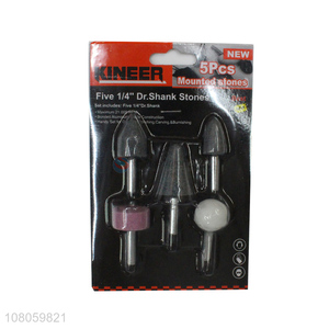 Wholesale 5 pieces mounted points grinding stone for grinding polishing