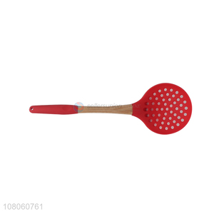 Wholesale red silicone strainer household food-grade kitchenware