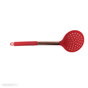 Good sale red silicone strainer universal restaurant kitchenware
