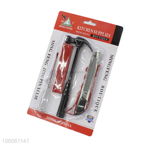 China <em>manufacturer</em> tools set screwdriver utility knife metal hammmer