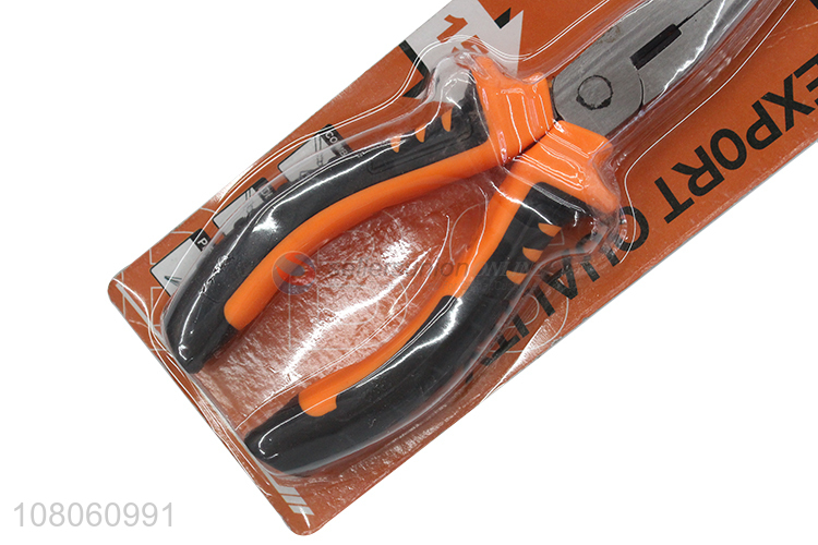 Excellent quality 8inch cast iron long flat nose pliers hand tools