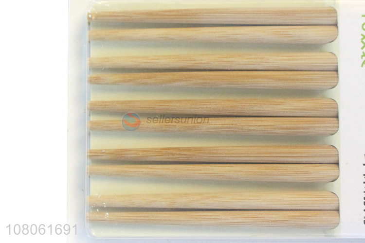 Top Quality 10 Pairs Eco-Friendly Bamboo Chopsticks For Home