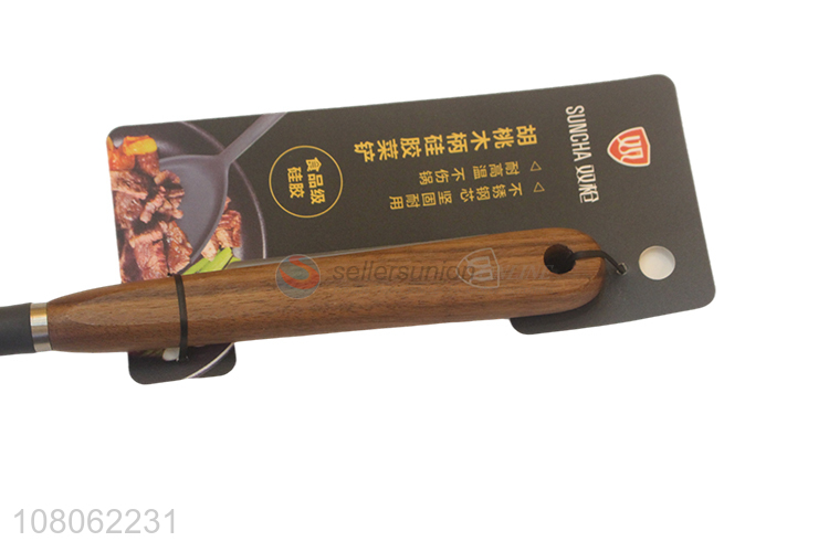 Top Quality Silicone Spatula With Wooden Handle