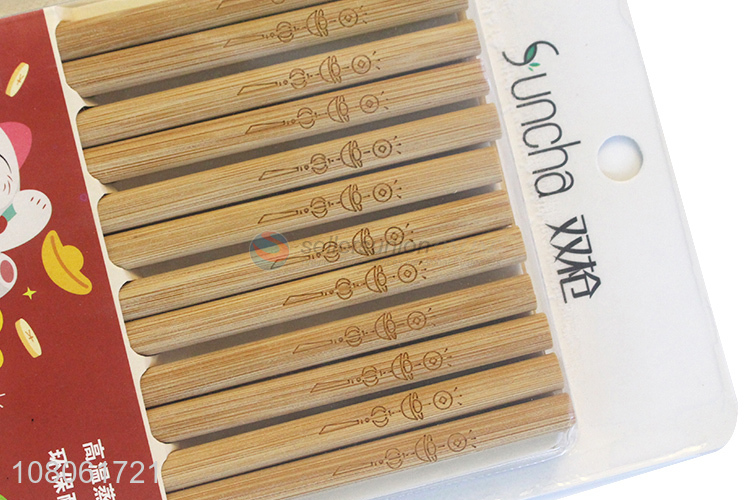 Factory Price 12 Pairs Bamboo Chopsticks Chinese Chopsticks
