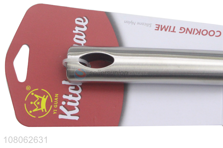 Yiwu wholesale household slotted ladle with stainless steel handle