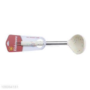 Factory direct sale <em>silicone</em> <em>kitchenware</em> soup ladle