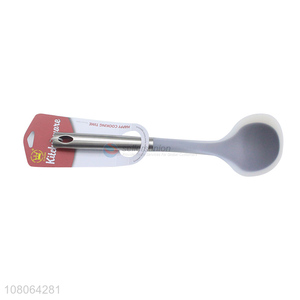 Popular products heat-resistant silicone soup spoon for sale