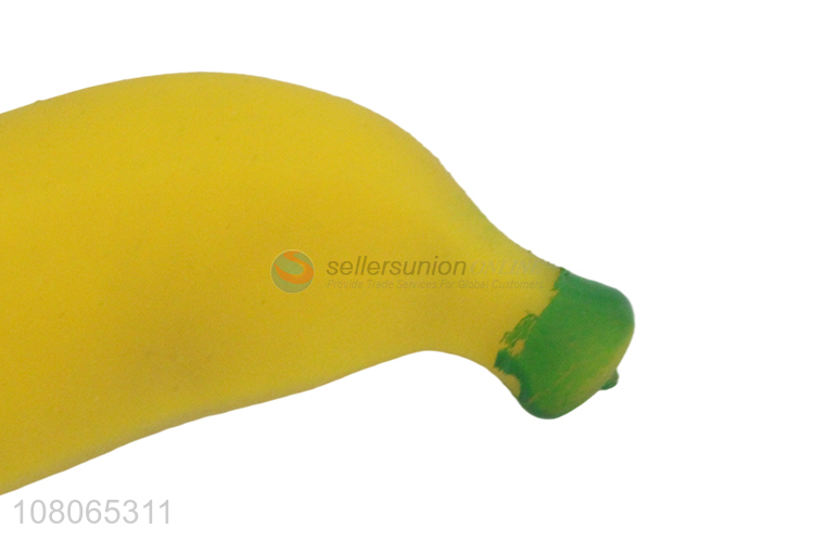 Low price yellow simulation banana toy vent toy wholesale