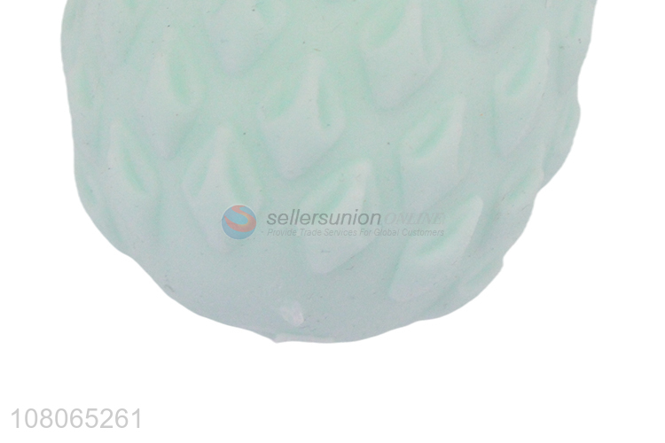 New creative green pineapple toy ball children vent toy