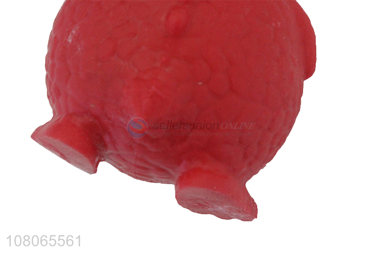 Hot selling red dinosaur animal toy vent toy for kids