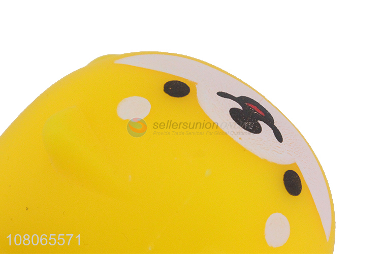 Yiwu wholesale yellow funny toys creative vent toys