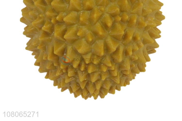Factory direct sale yellow durian toy vent toy for children