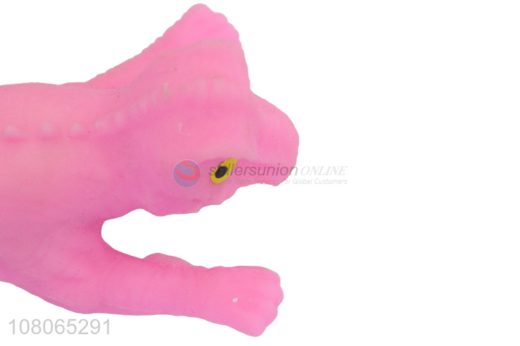Yiwu wholesale pink animal toy creative children vent toy