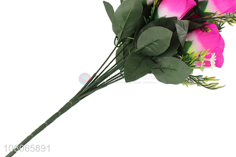 Hot sale 10heads decorative fake flower simulation flower