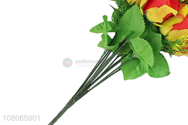 Factory wholesale 12heads wedding decoration artificial flower