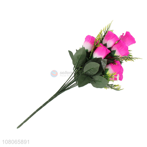 Hot sale 10heads decorative fake flower simulation flower