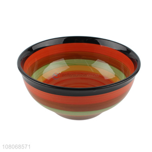 Hot Sale Colorful Ceramic Bowl Rice Bowl Soup Bowl