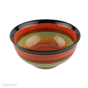 New Style Colorful Ceramic Bowl Rice Bowl Food Bowl