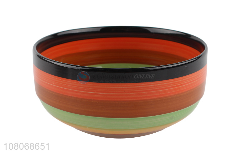 Good Quality Round Ceramic Bowl Soup Bowl For Home