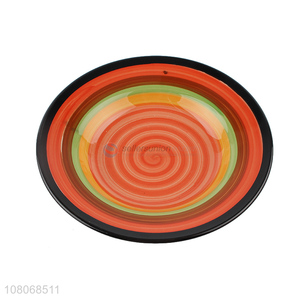 Good Sale Colorful Soup Plate Ceramic Plate