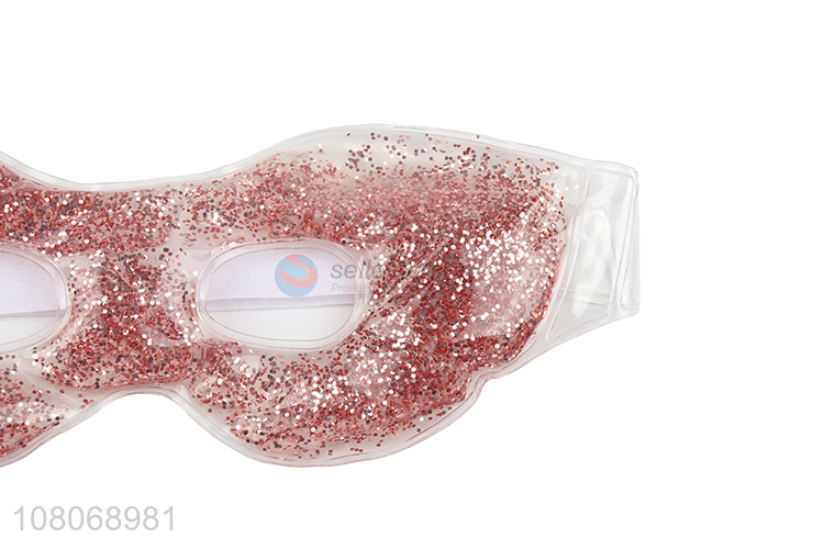 New style hot cold pack gel beads eye mask for sale