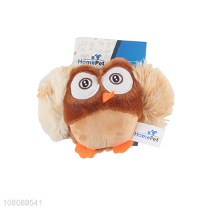 Best Selling Cute Owl Plush Toys Pet Dog Chew Toy