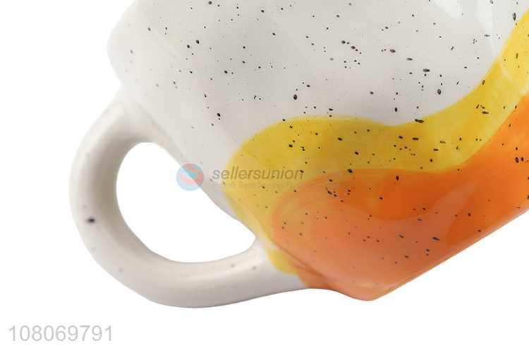 Low price creative splash ink ceramic mug porcelain coffee cup