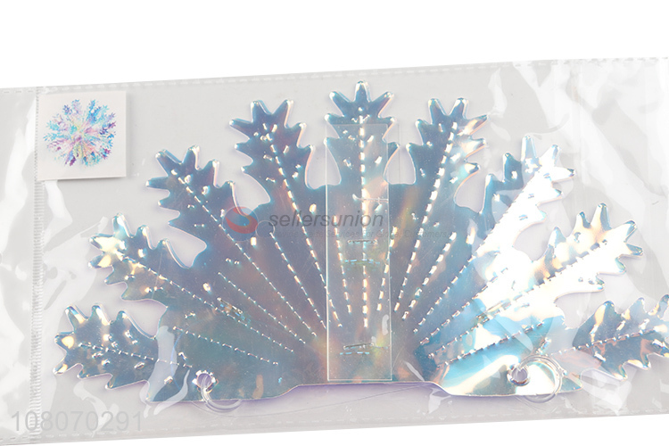 Hot sale silver snowflake decoration Christmas ornaments