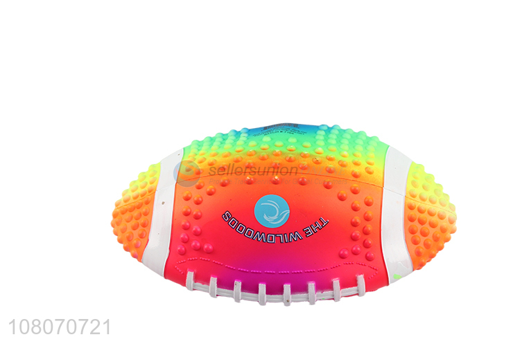 Best Price Rugby Shape PVC Ball Custom Toy Ball