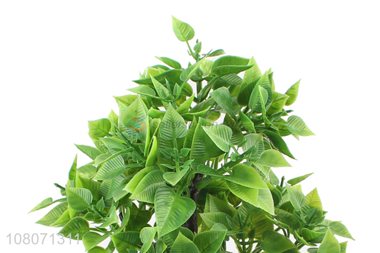Factory wholesale artificial green plant ornaments bonsai