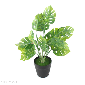 Hot sale artificial plastic <em>green</em> <em>plants</em> home store decoration