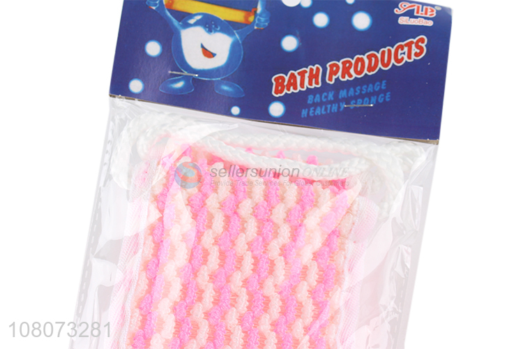 Yiwu market pink shower back strap home bathroom supplies